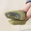 Chupite 23 Spring and Autumn Anti-slip Children's Socks, combed cotton warm glue baby socks, hand-sewn indoor walking socks details Picture